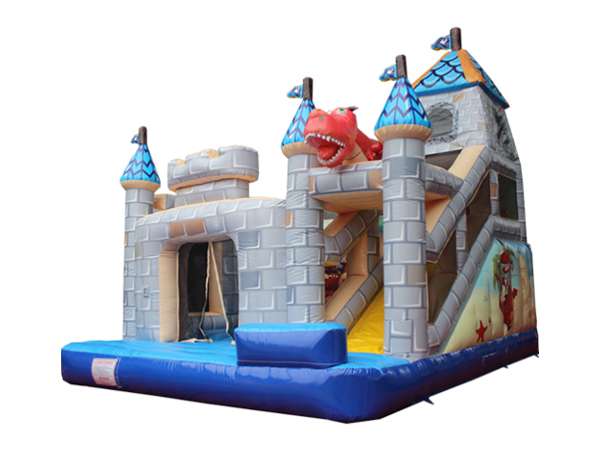 Ritterschloss mit Drache
